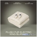 Elektra Comfort Electric Blanket - King - Fur - Image 4