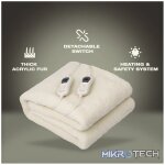 Elektra Comfort Electric Blanket - King - Fur - Image 5