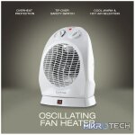 Elektra Comfort Oscillating Fan Heater - Image 4