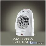 Elektra Comfort Oscillating Fan Heater - Image 8