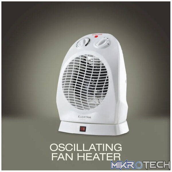 Elektra Comfort Oscillating Fan Heater - Image 8