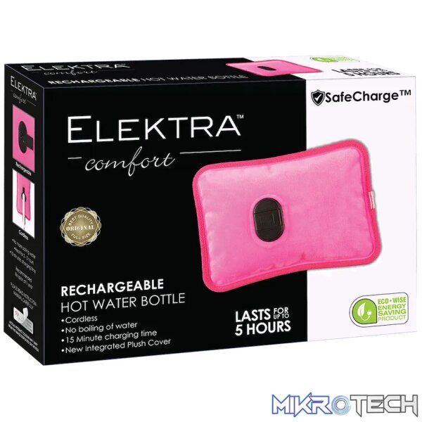 Elektra Pink Hot Water Bottle - Image 2
