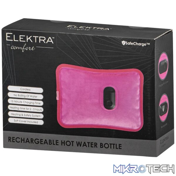 Elektra Pink Hot Water Bottle - Image 3