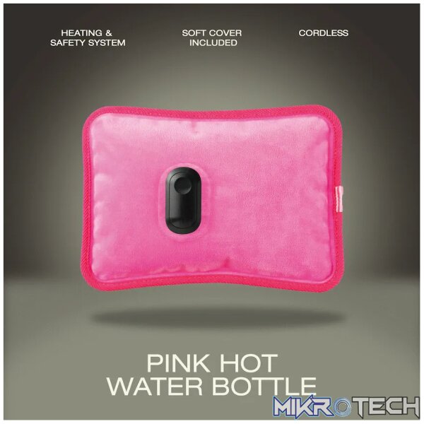 Elektra Pink Hot Water Bottle - Image 4