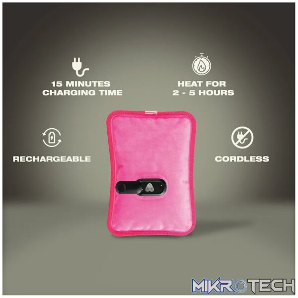 Elektra Pink Hot Water Bottle - Image 5