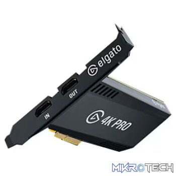Elgato Game Capture 4K Pro - 8K60 Passthrough; 4K60 Capture; PCIe 2.0 x4; HDMI 2.1.