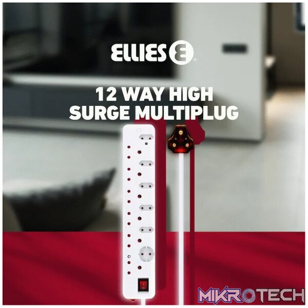 Ellies 12-Way High-Surge Multiplug 0.5m - Image 14