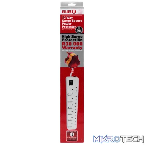 Ellies 12-Way High-Surge Multiplug 0.5m - Image 3