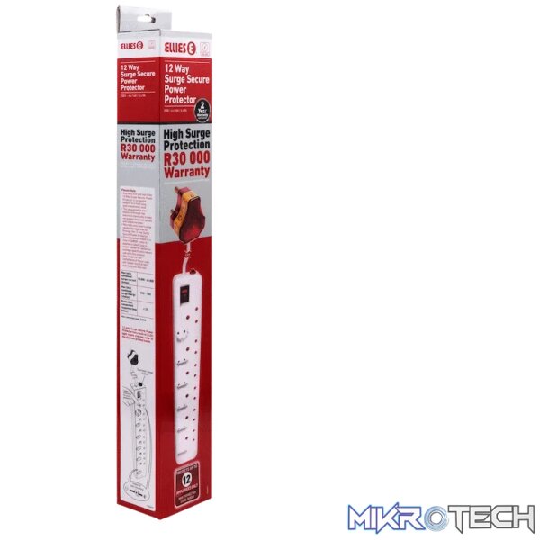 Ellies 12-Way High-Surge Multiplug 0.5m - Image 4