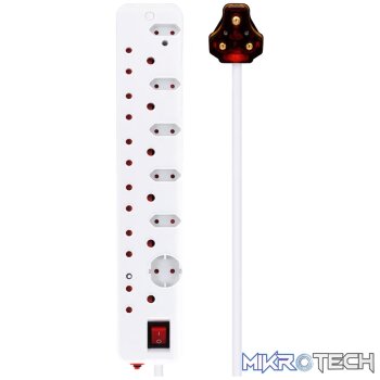 Ellies 12-Way High-Surge Multiplug 0.5m