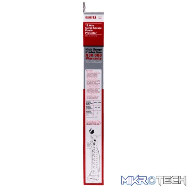 Ellies 12-Way High-Surge Multiplug 0.5m - Image 5