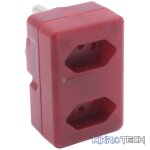 Ellies 2 Way High Surge Adaptor 2x16A (SANS164-2)