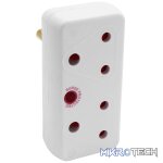 Ellies 2-Way Medium Surge Adaptor - White