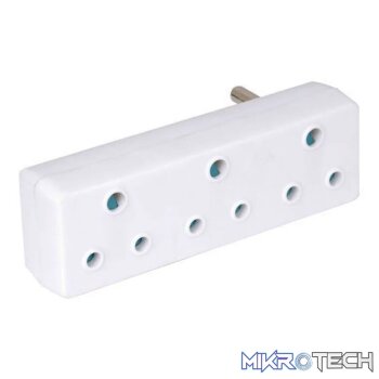 Ellies 3-Way 3-Pin Adaptor