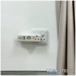 Ellies  3 Way Medium Surge adaptor Schuko,with type C + USB - Image 13