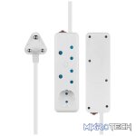 Ellies 3 Way Multiplug -0.5M - Image 2