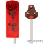 Ellies 4 Way High Surge Extension Lead - 3M