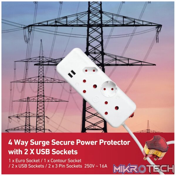 Ellies 4-Way High Surge Multiplug - Image 5