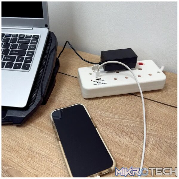 Ellies 4-Way Medium Surge Multiplug with USB-A+USB-C 0.5m - Image 13