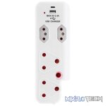 Ellies  4 Way Medium Surge adaptor with type C + USB - Image 8