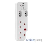 Ellies  4 Way Medium Surge adaptor with type C + USB - Image 10