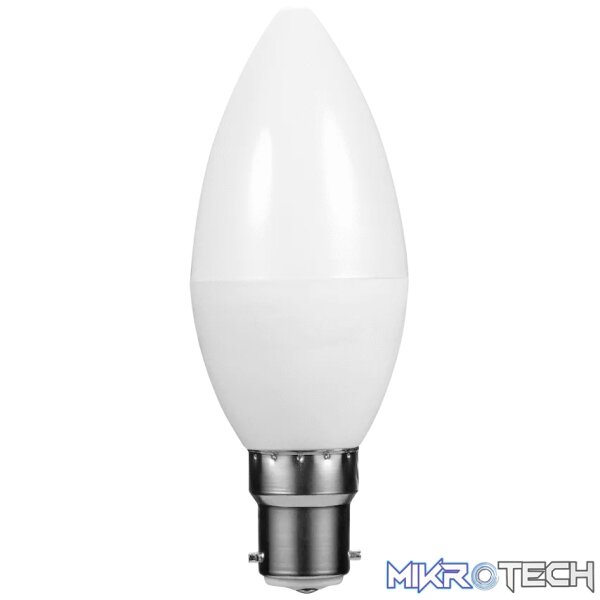 Ellies 5w C37 Residential Candle Stick Bulb B22 CW - Image 2