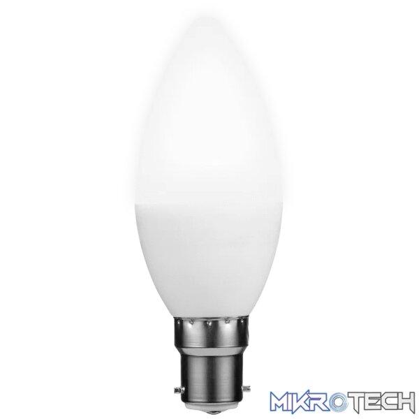Ellies 5w C37 Residential Candle Stick Bulb B22 CW - Image 3
