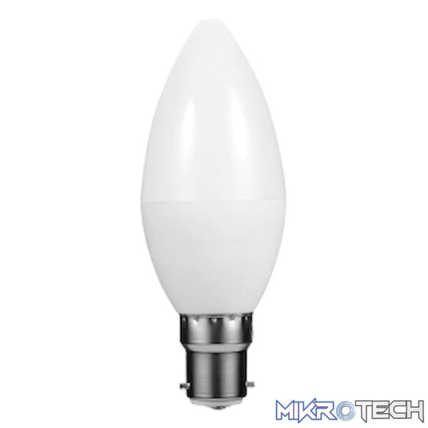 Ellies 5w C37 Residential Candle Stick Bulb B22 CW Ellies 5w C37 Residential Candle Stick Bulb B22 CW