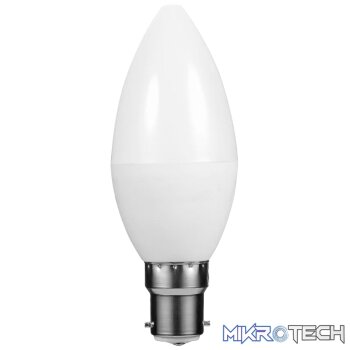 Ellies 5w C37 Residential Candle Stick Bulb B22 WW