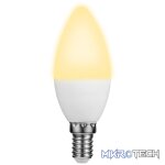 Ellies 5w C37 Residential Candle Stick Bulb E14 WW