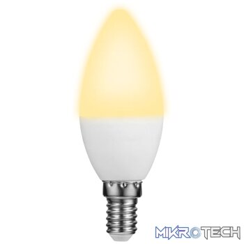 Ellies 5w C37 Residential Candle Stick Bulb E14 WW