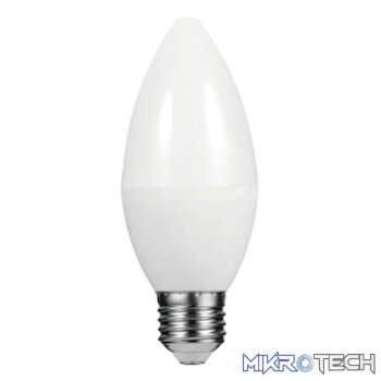 Ellies 5w C37 Residential Candle Stick Bulb E27 WW