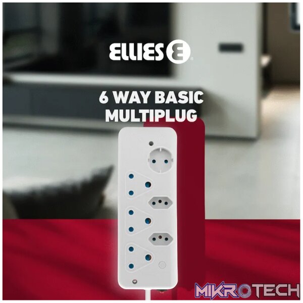 Ellies  6 Way Basic Multiplug - Image 9