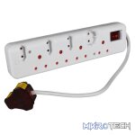 Ellies 8-Way High Surge Multiplug 0.5m - Image 2