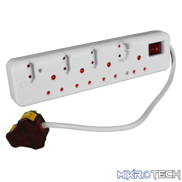 Ellies 8-Way High Surge Multiplug 0.5m - Image 2