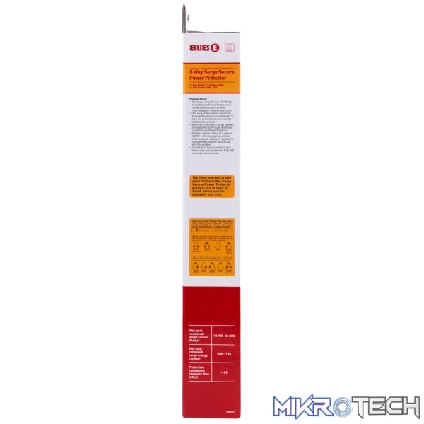 Ellies 8-Way High Surge Multiplug 0.5m - Image 5