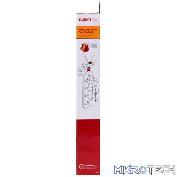 Ellies 8-Way High Surge Multiplug 0.5m - Image 7