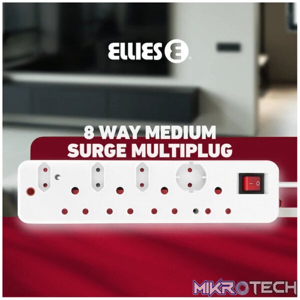 Ellies 8-Way Medium Surge Multiplug 0.5m - Image 7