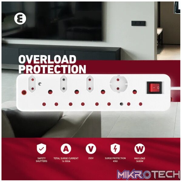 Ellies 8-Way Medium Surge Multiplug 0.5m - Image 9