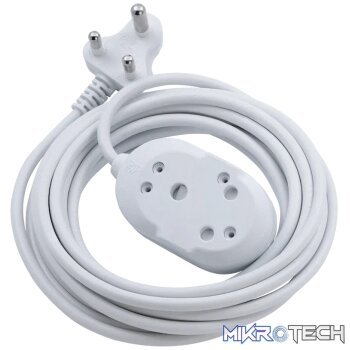 Ellies BTB Heavy Duty Extension Lead-20M-WT
