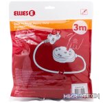 Ellies Back to Back Heavy Duty Extension Lead - 3m - Image 6