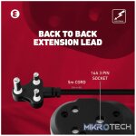 Ellies Back to Back Heavy Duty Extension Lead - 5m - Image 12