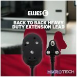 Ellies Back to Back Heavy Duty Extension Lead - 5m - Image 9