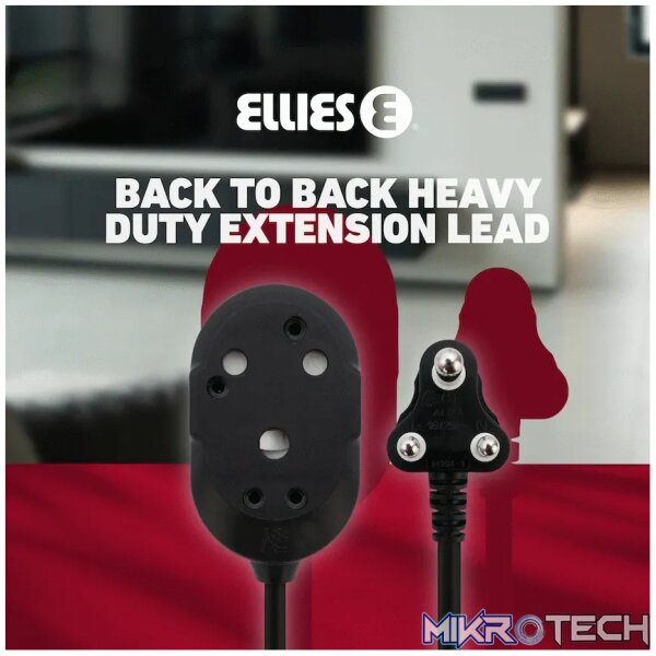 Ellies Back to Back Heavy Duty Extension Lead - 5m - Image 9