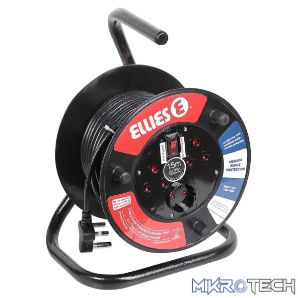 Ellies Heavy Duty Medium Surge Extension Reel-30M Ellies Heavy Duty Medium Surge Extension Reel-30M