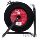 Ellies Heavy Duty Medium Surge Protected Extension Reel 10m - Black - Image 6