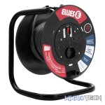 Ellies Heavy Duty Medium Surge Protected Extension Reel 10m - Black - Image 8