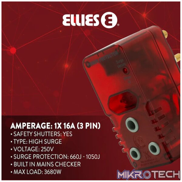 1x 16a (3-Pin)
