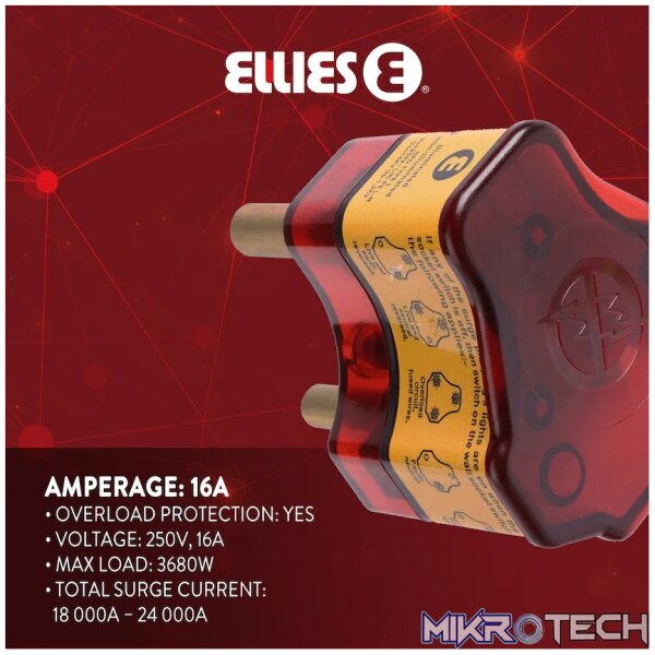 Ellies Re-wireable High Surge Plug Top - Image 2