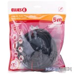 Ellies Side by Side Heavy Duty Extension Lead-5M-BK - Image 8